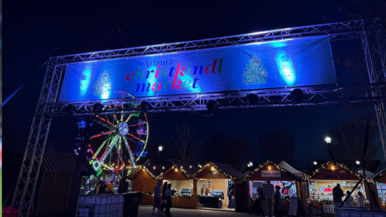 navidad, mercado, aleman, atlanta