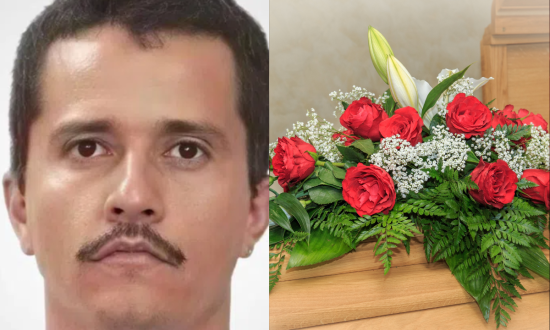 el mencho, funeral, ataud, dorado, muerte, velorio, El Mencho Golden Coffin: Images of his Funeral