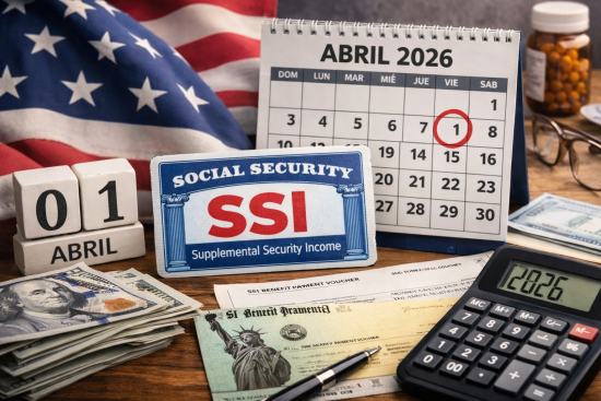 pago SSI de abril a jubilados eeuu, SSI April 2026 payment