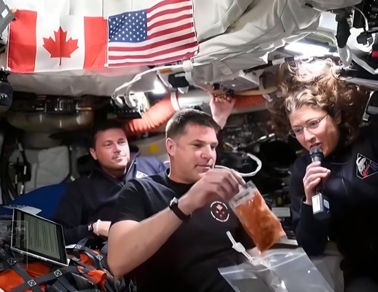 Nutella en el espacio sorprende en transmisión