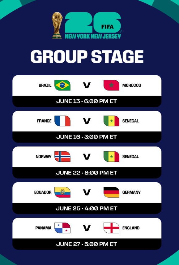 World Cup 2026 final New York