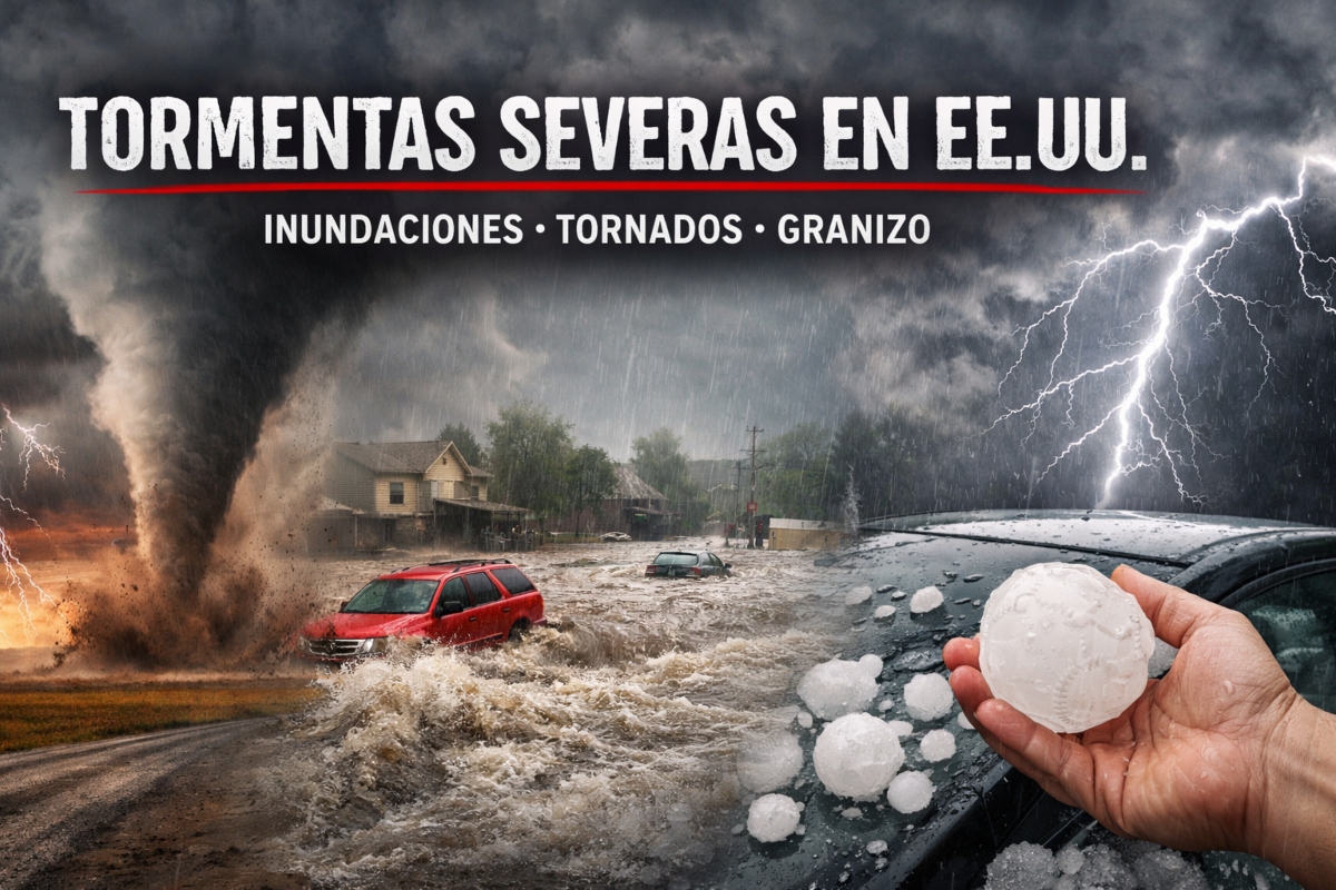Tormentas severas en EE.UU. generan alerta climática