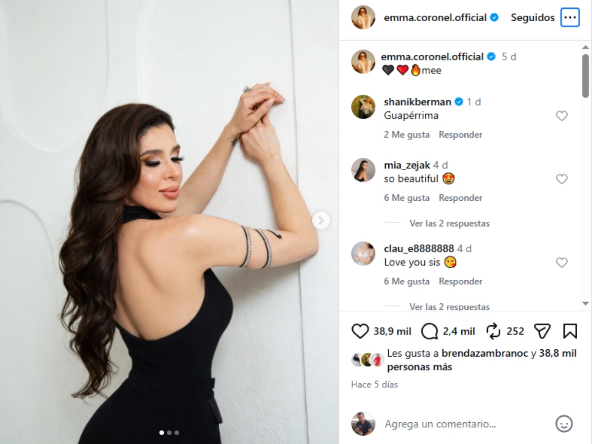 Emma Coronel aparece con cambio de look que sorprende a todos