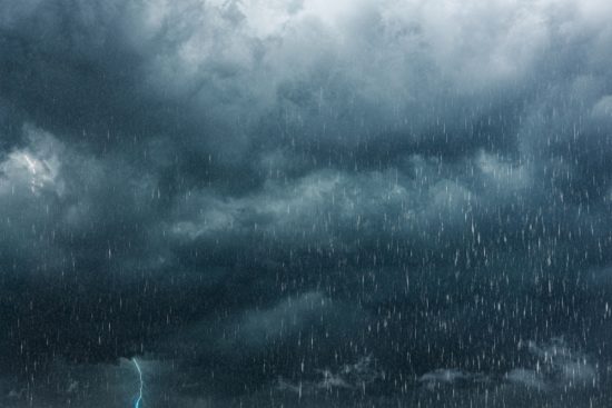 Granizo y vientos en Texas