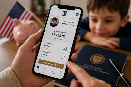 aplicación móvil cuentas Trump