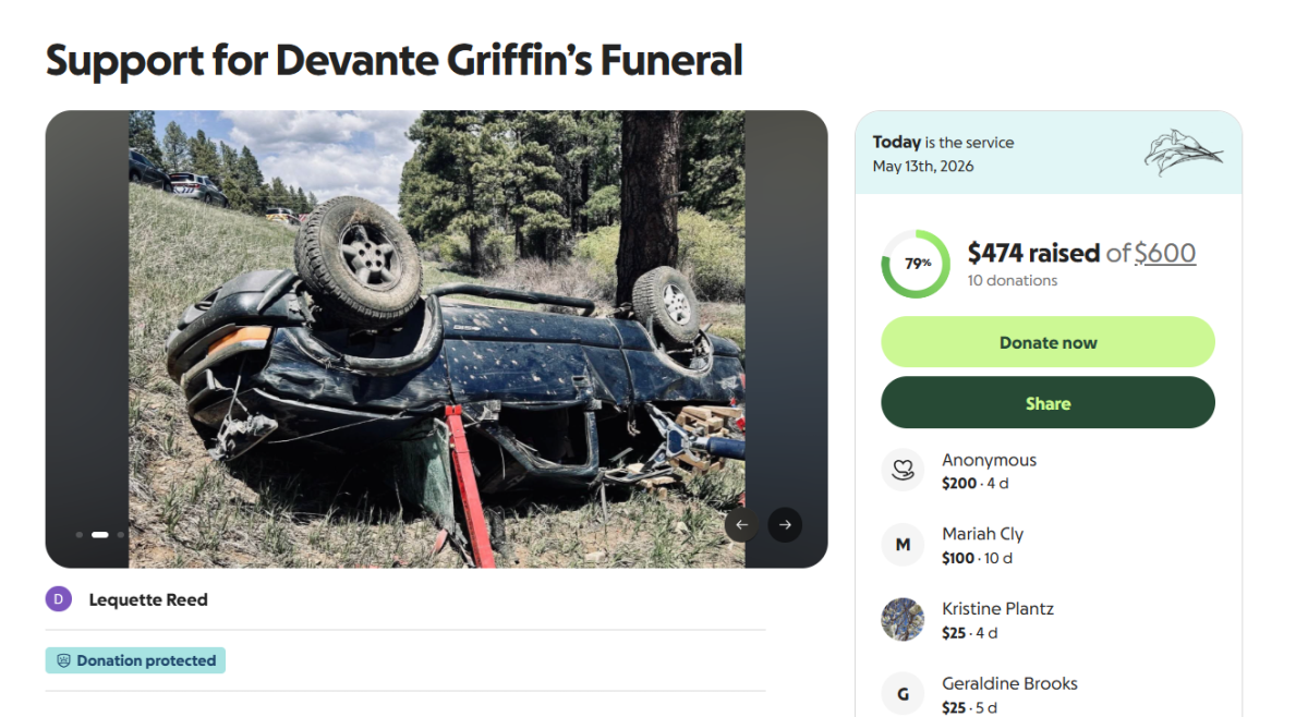 gofundme, nina, accidente, padres, colorado , ayuda