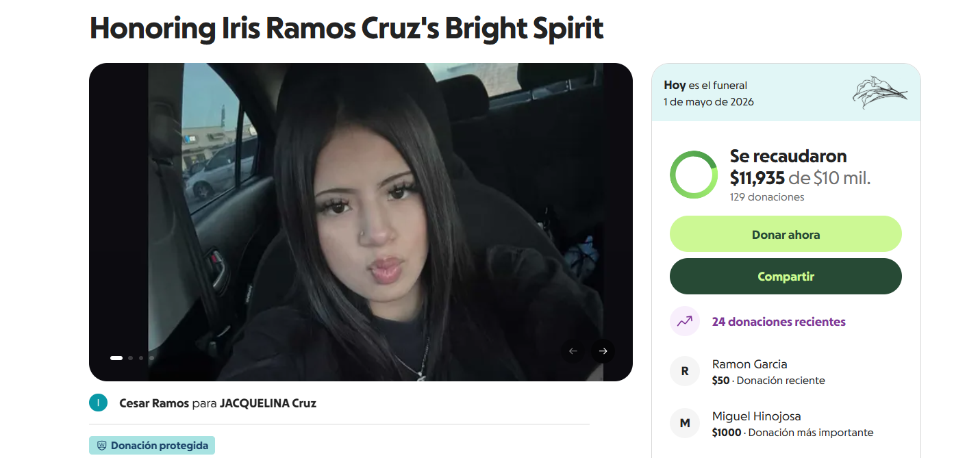 accidente, adolescentes, muerte, gofundme, familia, apoyo 