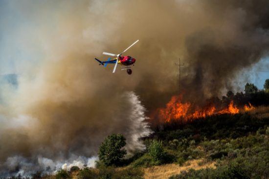 Incendios y calor extremo en EEUU