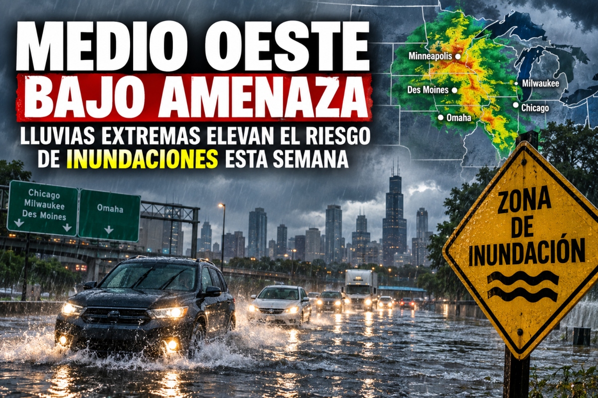 Inundaciones amenazan al Medio Oeste